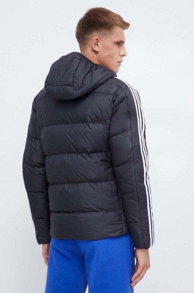 Пухова куртка adidas чоловіча колір чорний зимова (3557997) фото 3