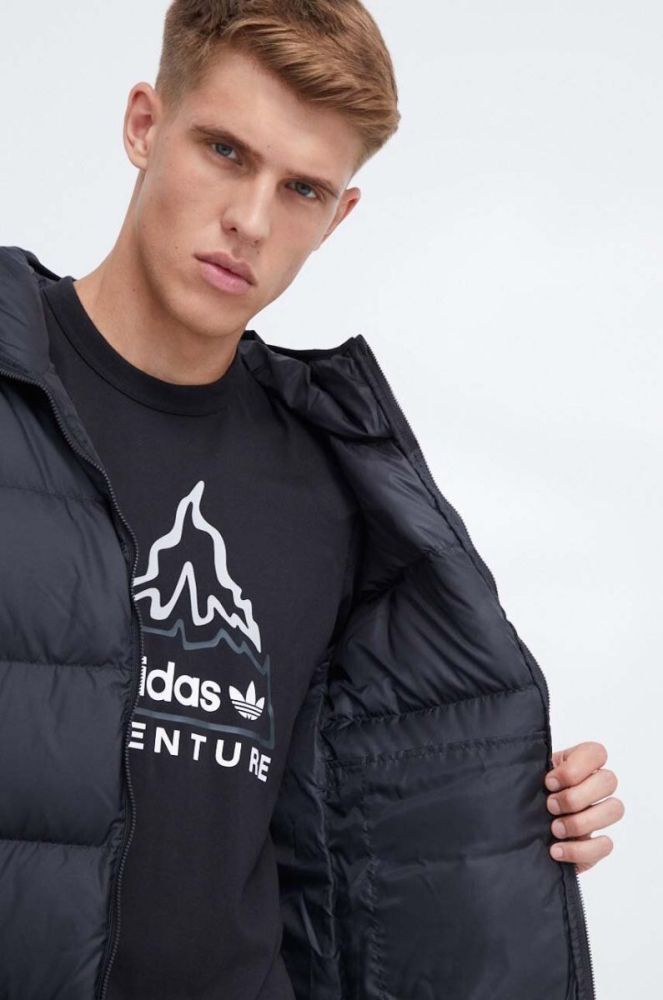 Пухова куртка adidas чоловіча колір чорний зимова (3557997) фото 6
