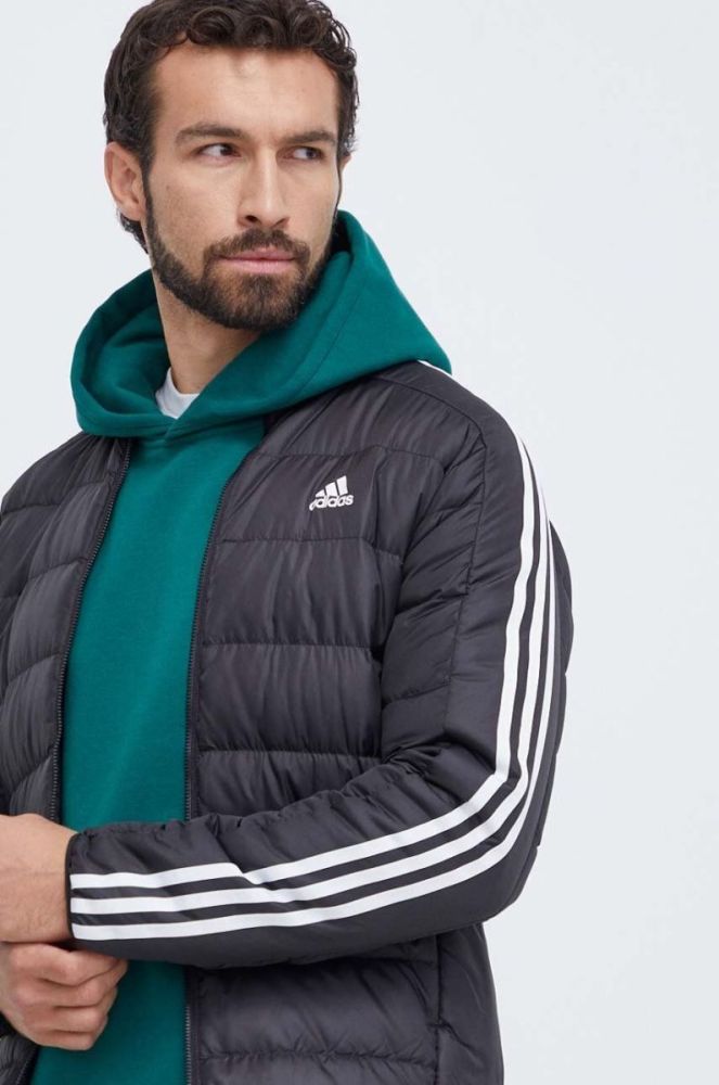 Пухова куртка adidas чоловіча колір чорний зимова (3598025) фото 4