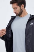 Вітровка adidas Performance Own the Run колір чорний перехідна