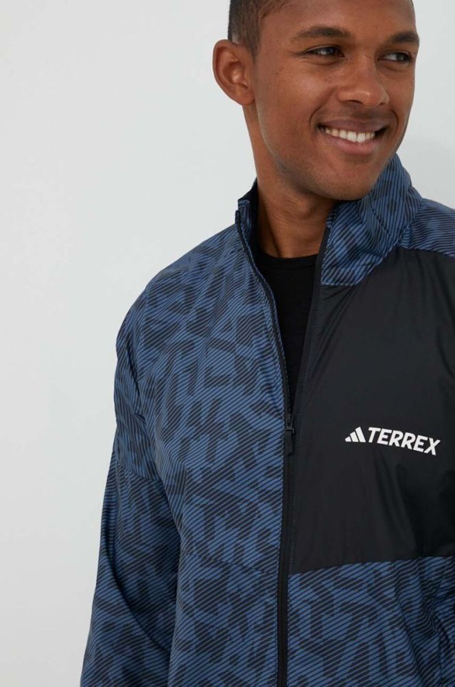 Вітровка adidas TERREX колір чорний фото 4