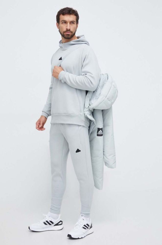 Пухова куртка adidas чоловіча колір зелений зимова (3634953) фото 3