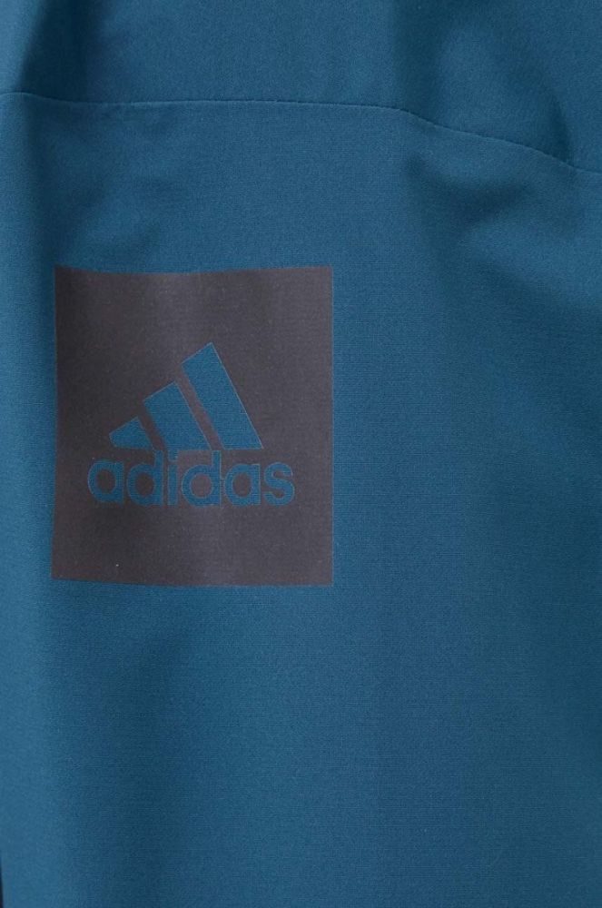 Куртка adidas чоловіча колір бірюзовий перехідна фото 5
