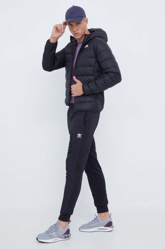 Пухова куртка adidas чоловіча колір чорний зимова (3554268) фото 2