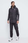Пухова куртка adidas чоловіча колір чорний зимова (3559817)