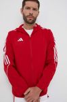 Куртка для тренувань adidas Performance Tiro 23 колір червоний перехідна Куртка для тренувань adidas Performance Tiro 23 колір червоний перехідна