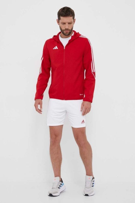 Куртка для тренувань adidas Performance Tiro 23 колір червоний перехідна фото 2