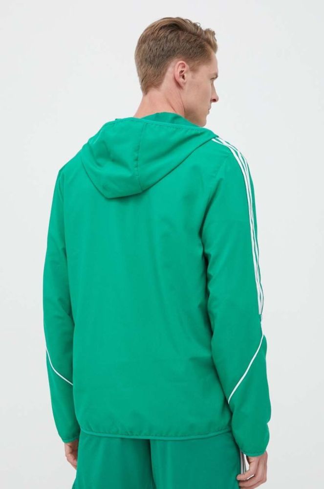 Куртка для тренувань adidas Performance Tiro 23 колір зелений перехідна фото 3
