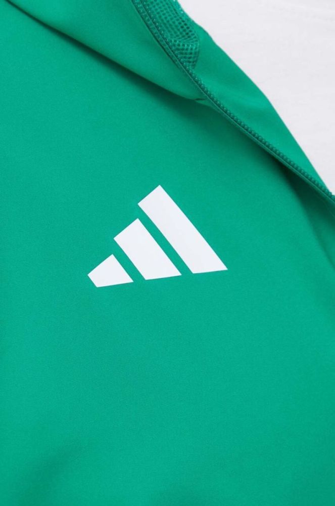 Куртка для тренувань adidas Performance Tiro 23 колір зелений перехідна фото 6