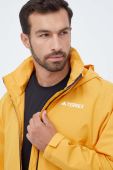 Дощовик adidas TERREX Multi RAIN.RDY чоловіча колір жовтий Дощовик adidas TERREX Multi RAIN.RDY чоловіча колір жовтий