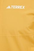Дощовик adidas TERREX Multi RAIN.RDY чоловіча колір жовтий Дощовик adidas TERREX Multi RAIN.RDY чоловіча колір жовтий