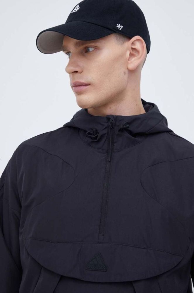 Куртка adidas чоловіча колір чорний перехідна (3493026) фото 4