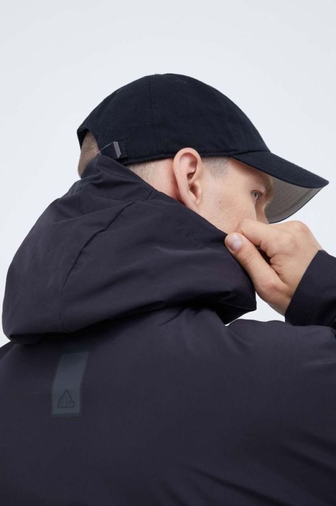 Куртка adidas чоловіча колір чорний перехідна (3493026) фото 5
