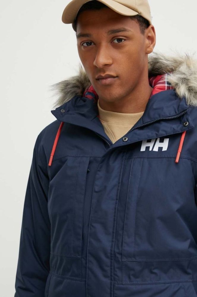 Куртка Helly Hansen чоловіча колір синій зимова (3541792) фото 4
