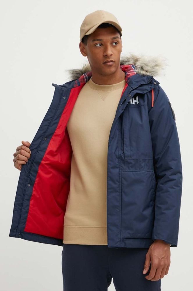 Куртка Helly Hansen чоловіча колір синій зимова (3541792) фото 6