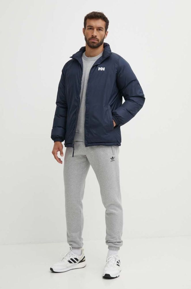 Двостороння куртка Helly Hansen чоловіча колір синій зимова фото 3