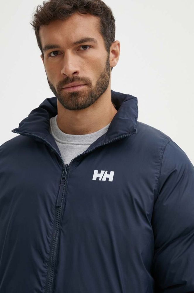 Двостороння куртка Helly Hansen чоловіча колір синій зимова фото 6