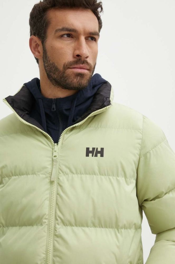 Двостороння куртка Helly Hansen чоловіча колір коричневий зимова фото 6