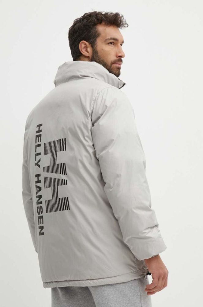 Двостороння куртка Helly Hansen чоловіча колір зелений зимова (3541806) фото 4