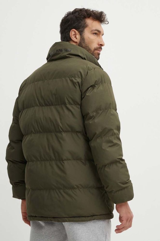 Двостороння куртка Helly Hansen чоловіча колір зелений зимова (3541806) фото 5