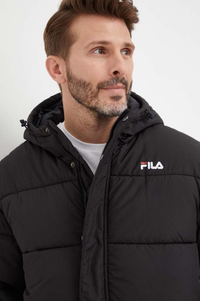 Куртка Fila чоловіча колір чорний зимова (3470740) фото 4