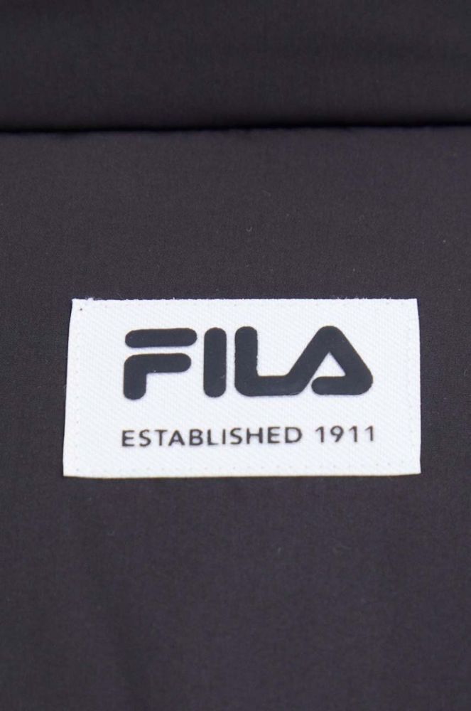 Куртка Fila чоловіча колір сірий зимова фото 5