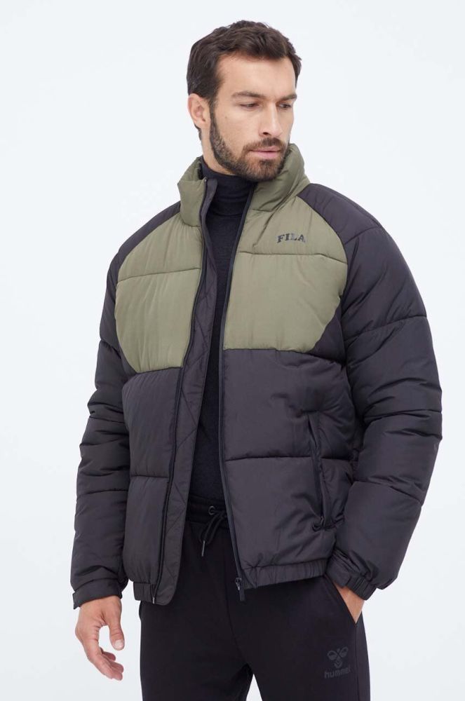 Куртка Fila чоловіча колір чорний зимова (3481716)