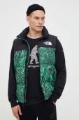 Пухова безрукавка The North Face чоловічий колір зелений зимовий