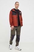 Куртка The North Face чоловіча колір коричневий перехідна