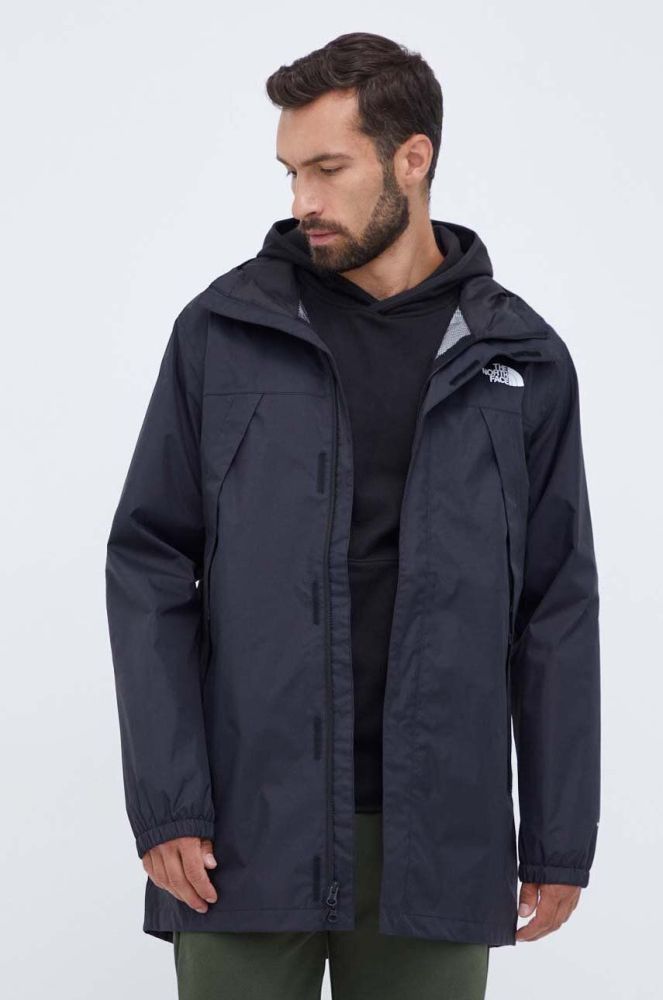 Куртка The North Face чоловіча колір чорний перехідна (3454360)