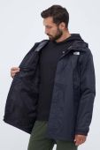Куртка The North Face чоловіча колір чорний перехідна (3454360)