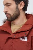 Пухова куртка The North Face чоловіча колір бордовий зимова (3683747)
