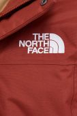 Пухова куртка The North Face чоловіча колір бордовий зимова (3683747)