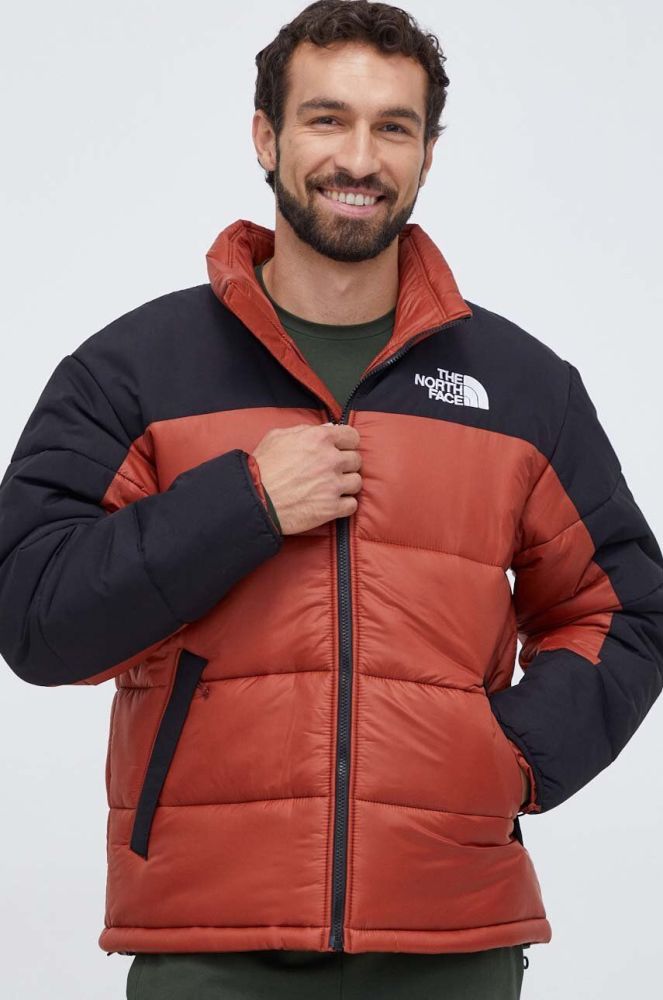 Куртка The North Face чоловіча колір коричневий зимова (3593065)
