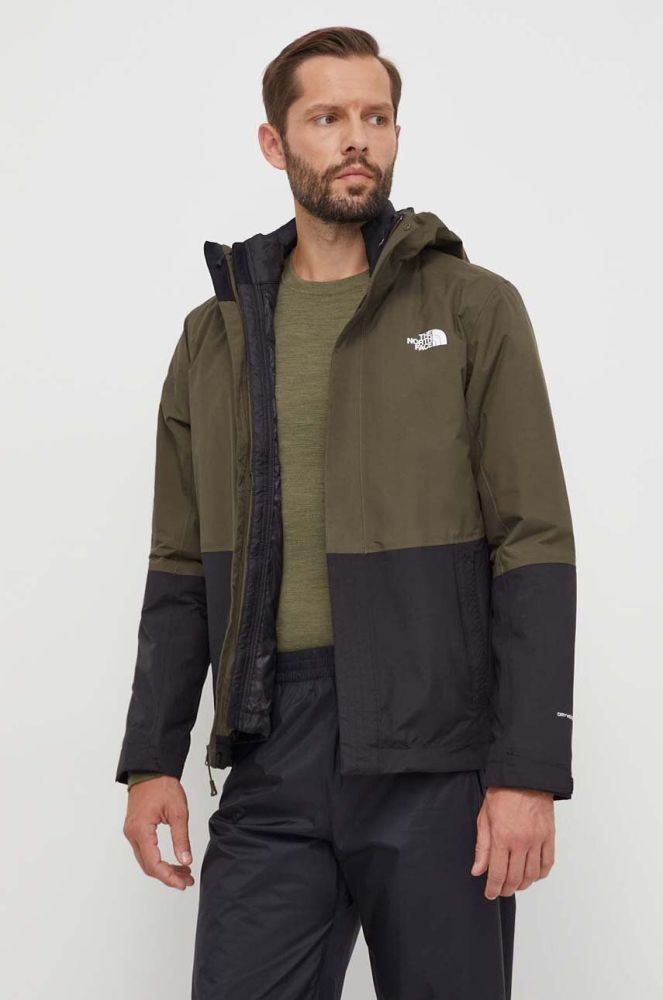 Куртка outdoor The North Face New Synthetic Triclimate колір зелений