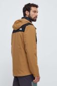 Куртка outdoor The North Face Carto Triclimate колір коричневий Куртка outdoor The North Face Carto Triclimate колір коричневий