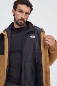Куртка outdoor The North Face Carto Triclimate колір коричневий Куртка outdoor The North Face Carto Triclimate колір коричневий