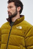 Двостороння пухова куртка The North Face чоловіча колір зелений зимова