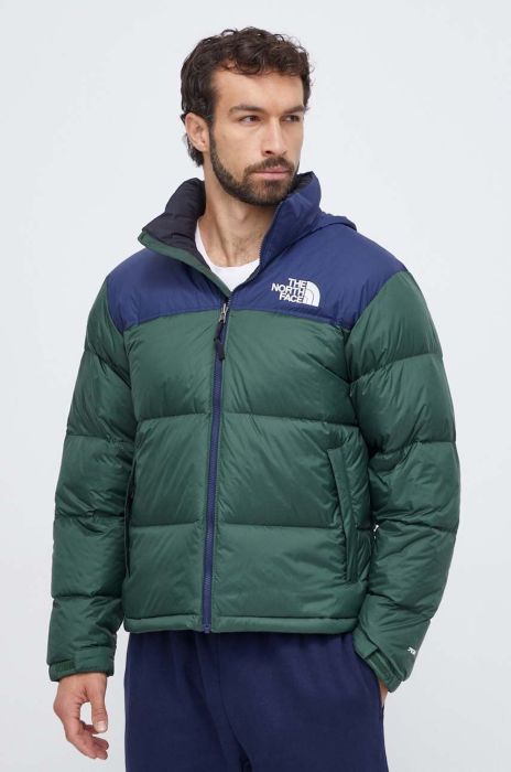 Пухова куртка The North Face чоловіча колір зелений зимова (3634965)