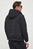 Двостороння куртка Armani Exchange чоловіча колір чорний перехідна