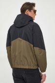 Двостороння куртка Armani Exchange чоловіча колір чорний перехідна