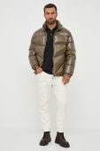 Пухова куртка Armani Exchange чоловіча колір зелений зимова (3381490)