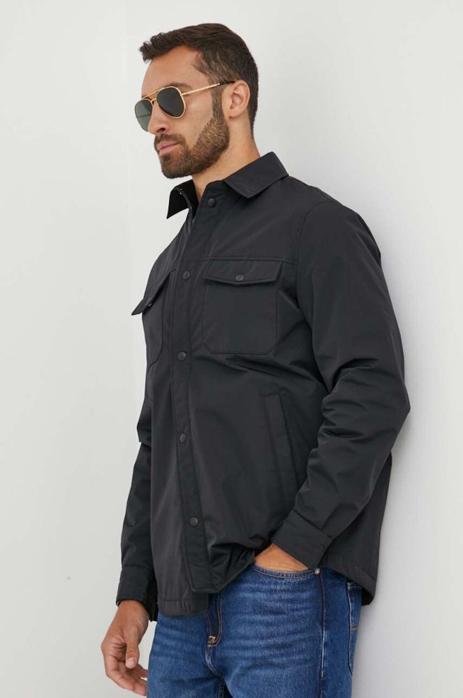 Куртка Armani Exchange чоловіча колір чорний перехідна
