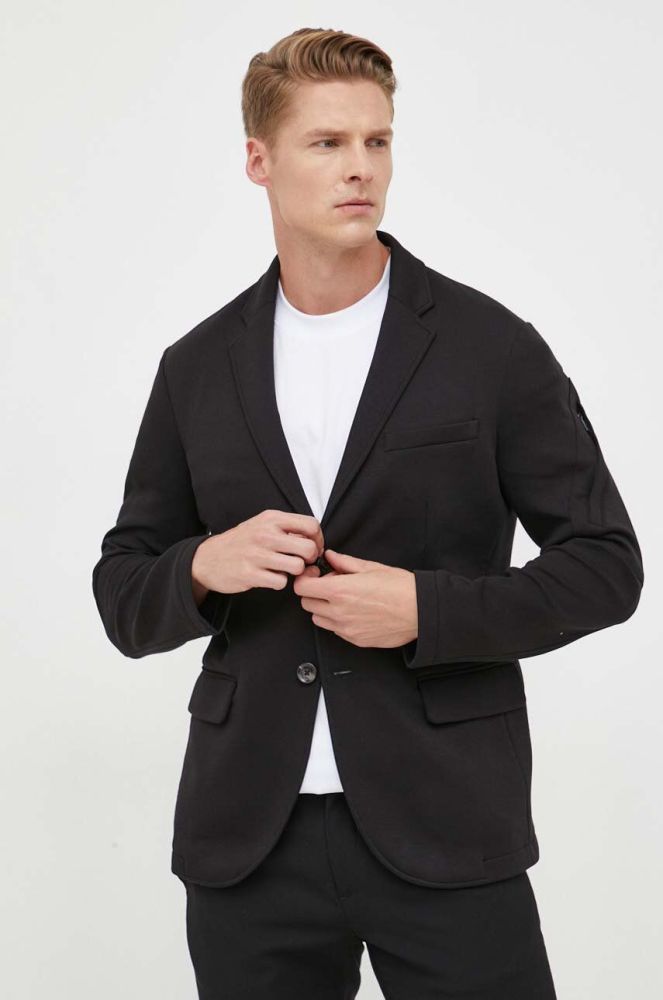 Піджак Armani Exchange чоловіча колір чорний (3351539)