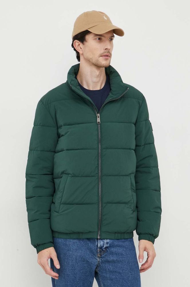 Куртка Guess чоловіча колір зелений перехідна (3533506)