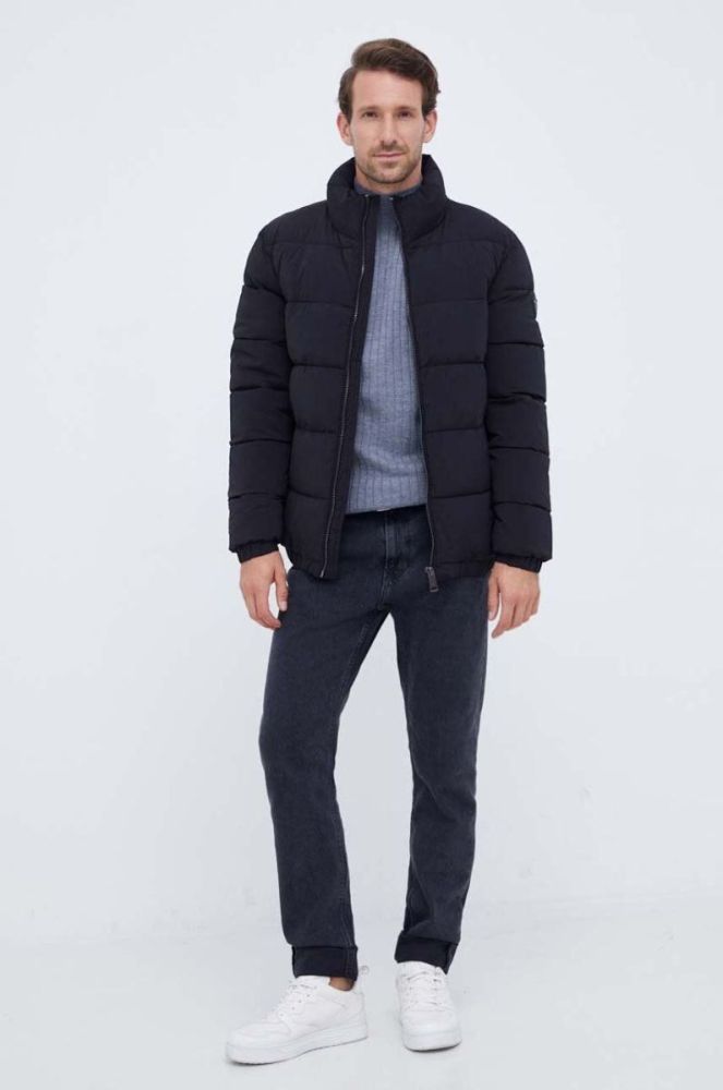 Куртка Guess чоловіча колір чорний перехідна (3533511) фото 2