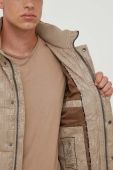 Куртка Guess чоловіча колір бежевий зимова (3593083)
