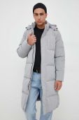 Пухова куртка Guess чоловіча колір сірий зимова (3610014)