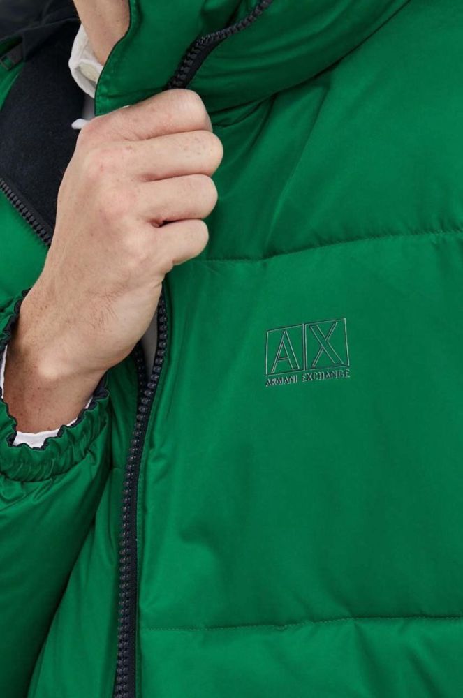 Двостороння куртка Armani Exchange чоловіча колір синій зимова (3559824) фото 8