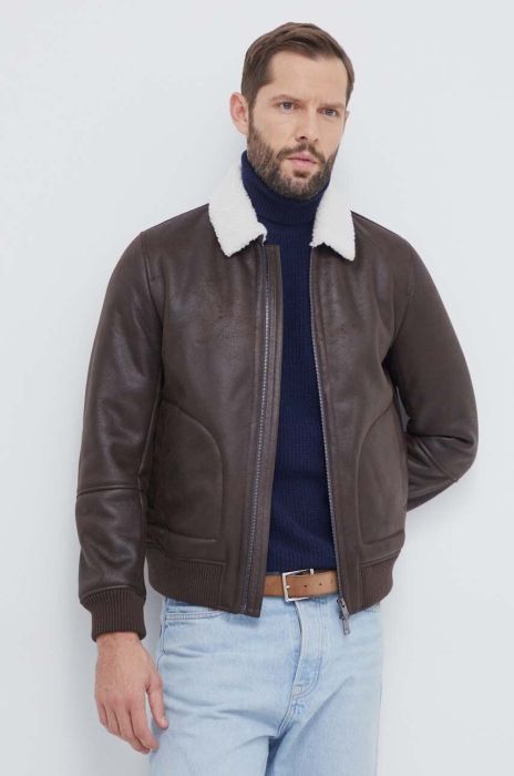 Куртка Liu Jo чоловіча колір коричневий перехідна